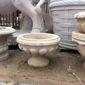 石材花盆 大理石花盆 石花盆