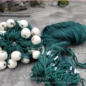 1指9股加粗拉网拖鱼网渔网清鱼塘网拉鱼网隔网小鱼网 2米高10米长 加粗1指9股线 加重坠
