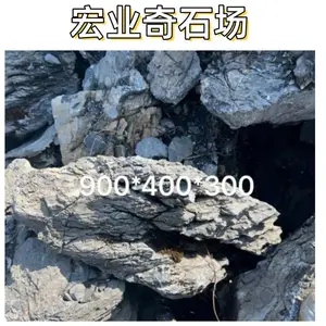 小型假山石批发/云浮假山石多少钱一吨/英石假山堆叠常用石