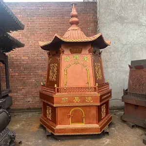 庙宇寺院六角形焚经炉 宗祠公墓生铁烧纸炉供应商