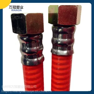 工厂直销22型农用水泵进水管 红色6分螺旋管 耐磨牛筋管
