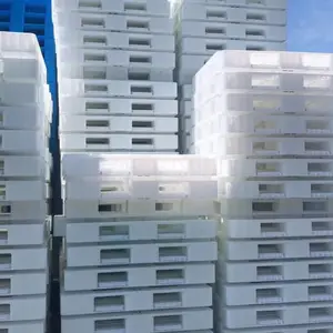 河北张家口叉车塑料托盘厂家直销 恒川网格蓝色托盘