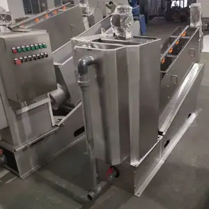 不锈钢污泥脱水设备叠螺机污泥处理挤压脱水,车载污水叠螺处理流动式叠螺机