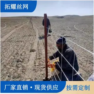 牛栏铁丝网 草原圈地网 牲畜养殖围栏 1.2米高 耐腐蚀