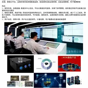 智能融合终端 远程通讯箱 热力管网户内温湿度监测 集中热计量温控一体化管理 环境监控主机路由DTU 仓库火灾监测