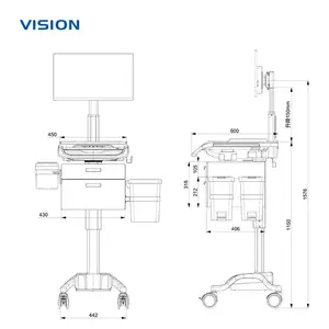 VISION NX620E | 护士移动工作站 | 含电脑支架药品储存柜 | OEM/ODM定制