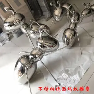 供应户外公园景观雕塑不锈钢蚂蚁
