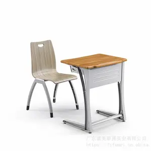 鸿泰课桌椅HT-850M小学生中学生学生铝合金桌椅套装中学校教室桌椅