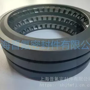 供应增强四氟内外开口弹簧密封圈,四氟聚酰亚胺平面泛塞封
