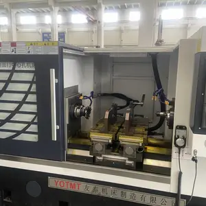 铣端面打中心孔机床厂家四轴中心孔机床 平头打孔专机铣打机