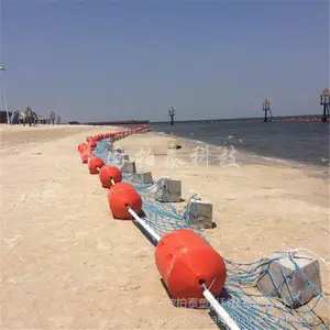 福建海上穿锚链警戒带浮筒 拦船浮标