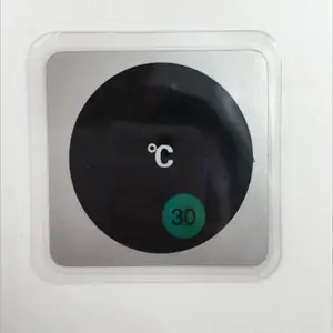 18-30度服装温度计冬季服饰帐篷测温计条数字显示服装辅料测温片
