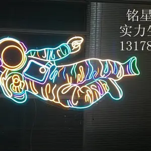 太空人造型灯 室内景观灯 铭星专业造型灯定制工厂