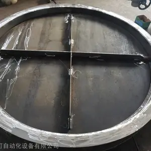 浙江铭辰法兰手动铸钢脱硫脱硝蝶阀厂家烟道阀门