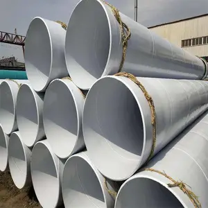 富鹏源管业 排水用涂塑螺旋钢管价格 DN1100涂塑钢管 发货到厂