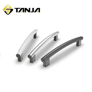 TANJA L21弧形亚光饰面管式手柄机床把手 时尚机械设备把手