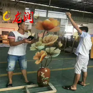 玻璃UV打印机 瓷砖玻璃上印刷的图案的机械设备