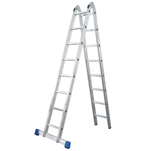 金锚铝合金梯凳LFD44/66/88/115/132AL折叠凳伸缩梯家用折叠梯子