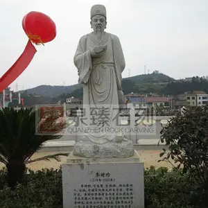 李时珍石雕像 石头李时珍雕像 花岗岩古代名医石雕