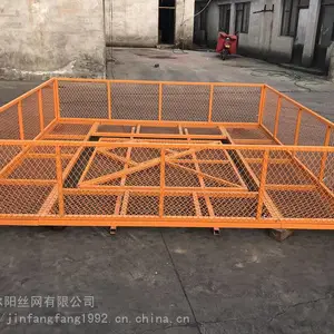 塔吊防攀爬装置平台防护网成品定制