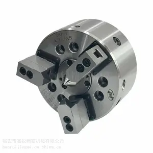 宝锐中实03F/F-A三爪浮动型动力卡盘杠杆型气动卡盘