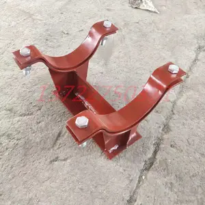 石油化工标准J1J2J4加筋焊接T型管托 加筋管夹型实体厂家
