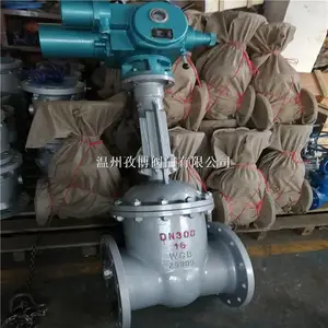 化工蒸汽管道铬钼钢电动闸阀 Z961Y-25I Z961Y-25I 法兰焊接电动铬钼钢闸阀