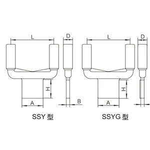 SSY、SSYG双导线设备线夹A.B.C型