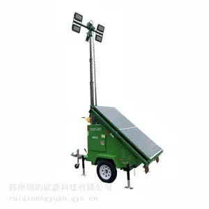户外野外作业太阳能储能一体便携工业照明灯具