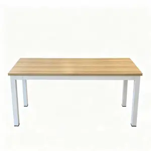 培训班课桌120×60cm E1级颗粒板2.5加厚桌面 5×5方管铁脚学生写字桌教室长桌