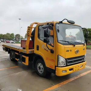 单桥拖吊连体 大型清障车 ，前四后八清障车价格，满意付款