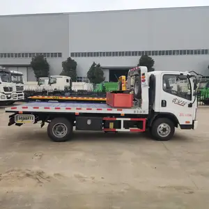 单桥拖吊连体 大型清障车 ，前四后八清障车价格，满意付款