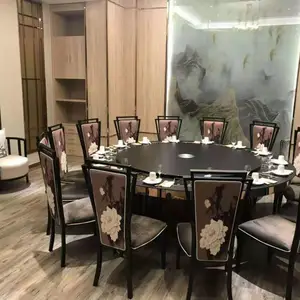 宴之美 电磁炉火锅桌 实木火锅桌 大理石火锅桌 隐形火锅桌