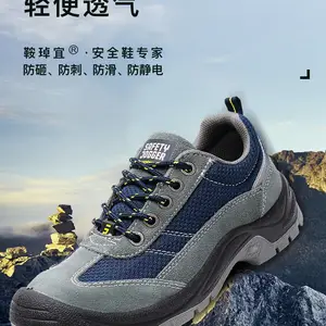 陕西 鞍琸宜 GOBI S1P 200229 防砸防刺穿防静电防滑安全鞋黑色