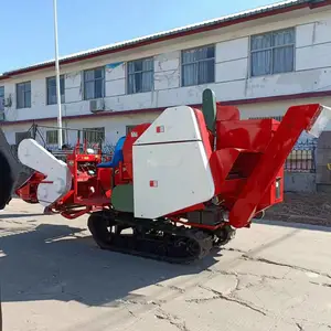 中小型15马力手推乘坐式联合收割机 自卸粮仓收小麦水稻机器