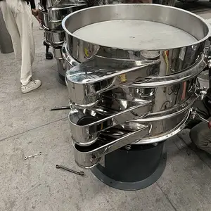 石墨烯粉旋振筛圆形轻型振动筛不锈钢超声波筛选机石粉大小过滤筛