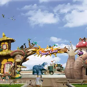 嘉兴水上游乐场儿童游乐园大门楼公园设施制作方特雕塑欢乐谷华侨城亲子乐园施工