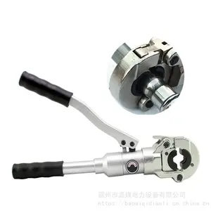 �����ֶ�Һѹǯ�����ҡ�б���ߣ�ѹ��ǯ�Ӵ�������ѹ��ǯ