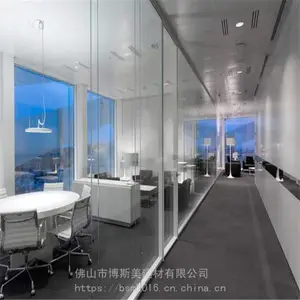 广州 成品隔断 单层玻璃隔断 高隔间公司