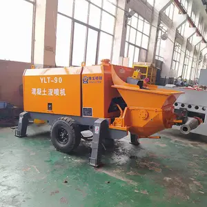 双喷头液压湿喷机 液压湿喷机
