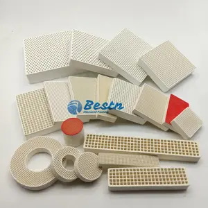 莫来石蜂窝陶瓷蓄热体耐高温蓄热 莫来石陶瓷蜂窝刚玉石多孔陶瓷