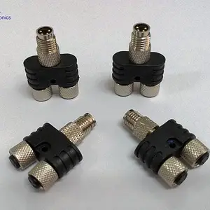 M12、M8分线器T型Y型种类用途广泛各芯位可特殊..