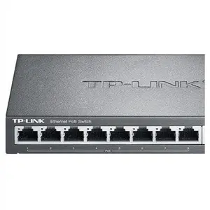 TP-LINK TL-SG1210P全千兆8口POE交换机标准48V供电带光口监控用