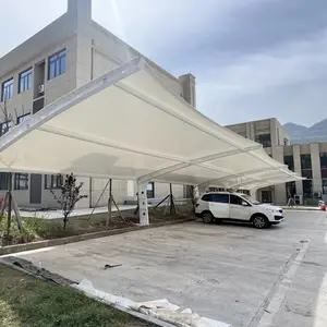 四川膜结构电动伸缩雨棚 球场雨棚 球场遮阳棚 汽车停车棚厂家定制