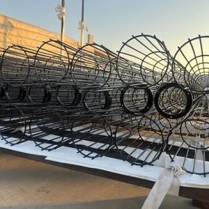 【鑫泉环保材料】盐城有机硅袋笼厂家直销 除尘骨架 抗腐蚀 非标规格 适用燃煤电厂除尘系统
