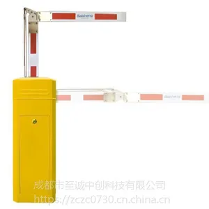 成都兴顺安人行广告门 车牌识别一体机停车场道闸智能化管理