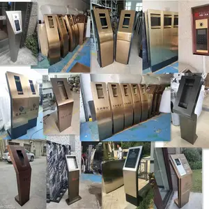 小门大门对讲立柱可视楼宇对讲支架不锈钢门禁支架人脸识别立柱