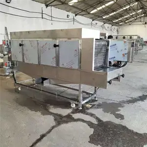 景翔牌 鸡皮燃气燎毛机 猪头烧毛设备 鸡腿连续式烤毛机