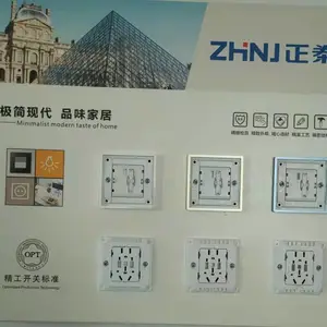 大板墙壁开关 ***灰色开关插座 全塑款墙壁开关插座 正桊墙壁开关插座