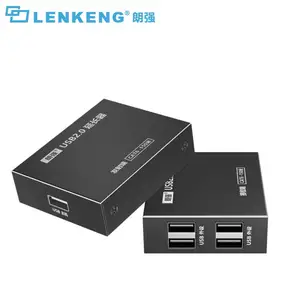USB网线延长器厂家批发朗强LQ100USB远距离150米传输